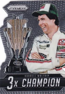 DARRELL WALTRIP 2016 PANINI PRIZM RACING 3X CHAMPION DIE-CUT INSERT #4 - Picture 1 of 1