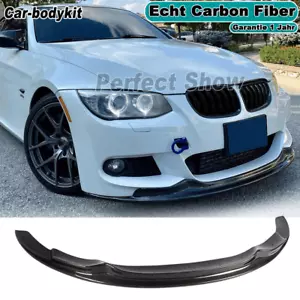 Carbon Front Diffusor Spoilerlippe für BMW 3er E92 M-Paket 08-11 Spoilerschwert - Bild 1 von 12
