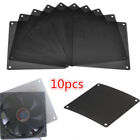 10 pcs 120mm fan 120mm PC Fan Screen Black Dustproof Practical