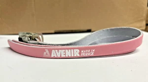 NOS VINTAGE Avenir Toe Clip Leather Straps - PINK, Made In FRANCE - Picture 1 of 7