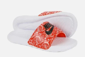 Nike Victory One Print Slide Women Soft Smooth Slippers White CN9676-800 Size 11 - Picture 1 of 6
