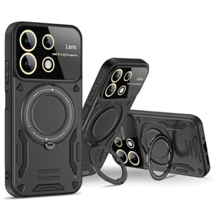 For Redmi and Xiaomi "All" Series Magnetic Hard Ring Stand Rugged Phone Case - Picture 1 of 25