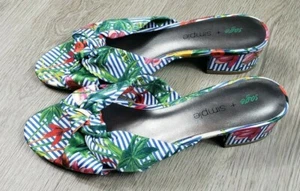 Sage + Simple Floral Print Sandals sz 9 1/2M - Picture 1 of 7