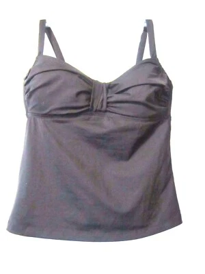 Camiseta Tankini BISOU BISOU Negra Frontal Cincha Talla M Foto 1 de 4