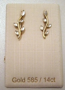 OHRSTECKER- Ohrklemmen 585er Gold - Bild 1 von 3