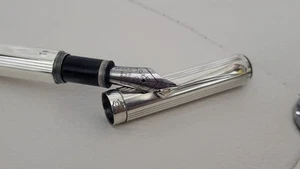 Penna Stilografica Argento 925 Vintage - Foto 1 di 7