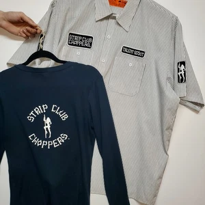 Red Kap  Mechanic Shirt  Men's XXL Strip Club Choppers, Talent Scout Biker RARE - Picture 1 of 24