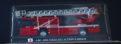 Del Prado Diecast 1:80 2003 Nikki Sky Action Ladder Japanese Fire Dept. - Image 1 of 4