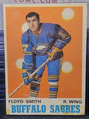 70-71 O-Pee-Chee Floyd Smith 🚨🚨🚨 Buffalo Sabres  - Image 1 of 2
