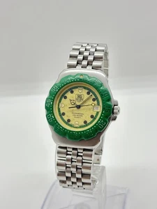 [Ecc+5] Orologio Uomo TAG HEUER Formula 1 372.513 Professionale Quarzo Verde Lime - Foto 1 di 18