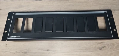 Lowell Rack Panel for 9 Decorator Devices, D9P-ID-3 with 6 Filler Plates (11378) - Image 1 of 3