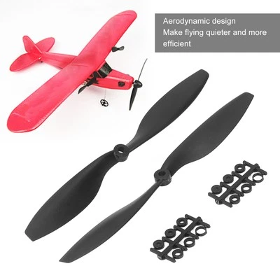 RC Aircraft Propellers Black Nylon Flexible Aerodynamic Design ZZ - Image 1 of 4