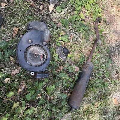 Blocco motore Piaggio Ciao  Bravo completo di Marmitta Carburatore 12.12 - Immagine 1 di 4