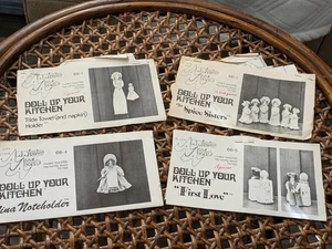 Annie's Attic DOLL UP YOUR KITCHEN: Set of 4 Vintage Sewing Patterns, EVC - Picture 1 of 5