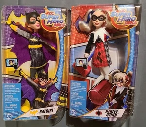 DC Super Hero Girls Comic Book Classics Batgirl & Harley Quinn 12in Dolls New - Picture 1 of 5
