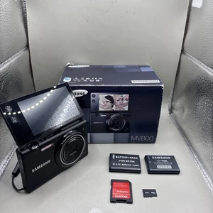 Samsung MV800 16.0MP Digital Compact Camera Boxed Black - Picture 1 of 19