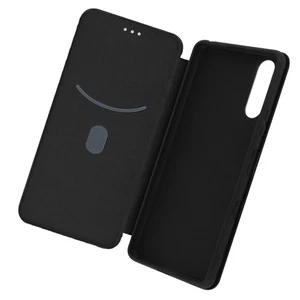 Housse pour Sony Xperia 10 III Porte-carte Dragonne Effet Carbone noir - Photo 1 sur 6