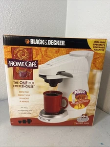 Black And Decker Home Cafe The One Cup Coffeehouse New Sealed Box - Picture 1 of 5