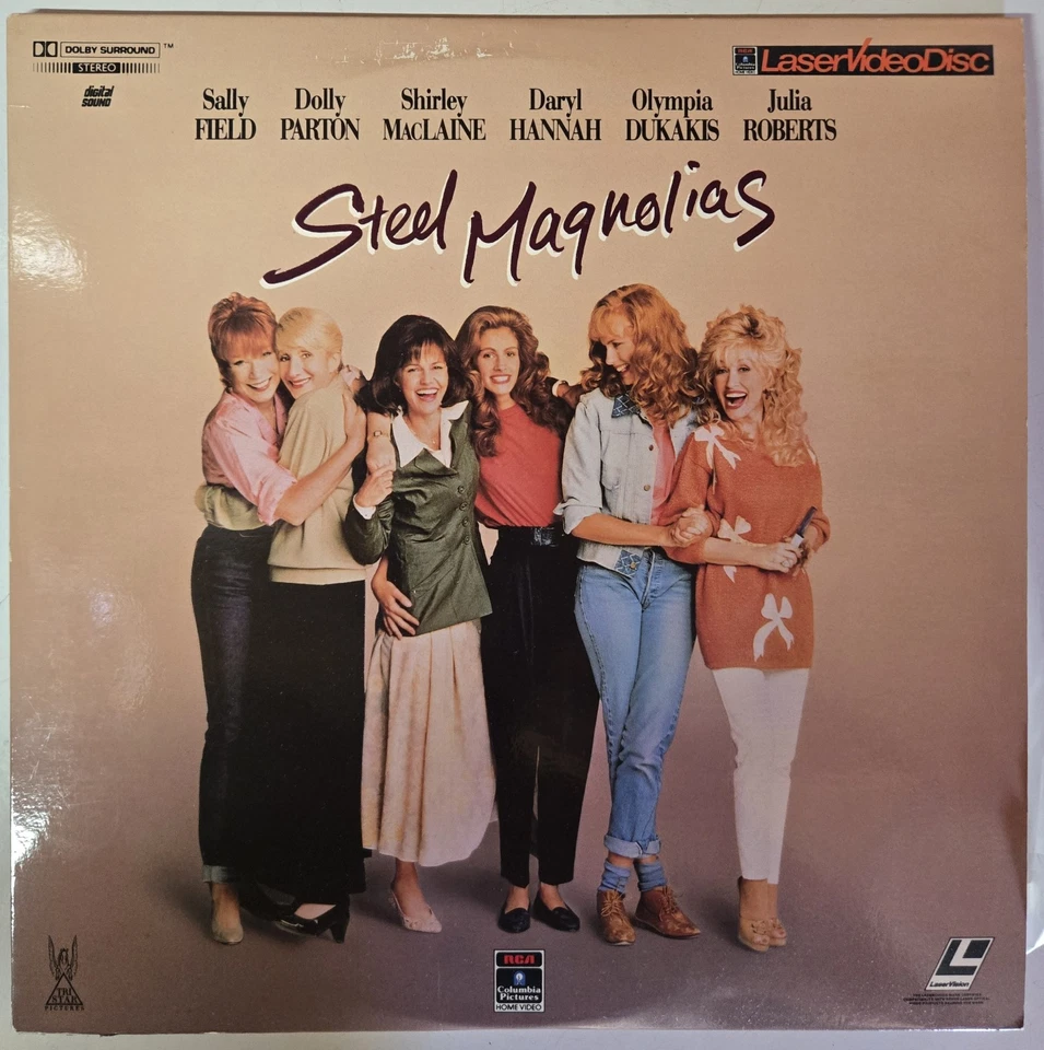 Steel Magnolias Lazerdisc Movie 1989 TRI-STAR release Julia Roberts Foto 1 de 4