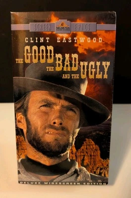 "The Good The Bad and The Ugly" (1966) Sealed and New Western VHS Widescreen — 第 1/4 张图片
