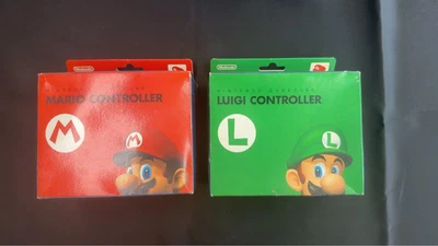 Nintendo GameCube Controller Club Nintendo Limited Mario Luigi Edition Set RARE - Image 1 of 3