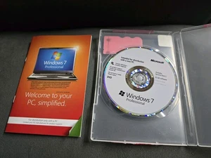 Microsoft Windows 7 Professional 32 bit  Full English DVD MS WIN W Key - Picture 1 of 1