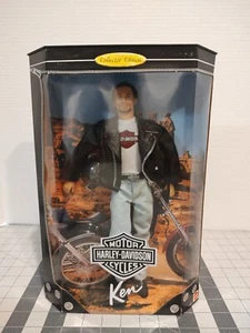 1998 Mattel Harley-Davidson Barbie Ken Doll Collector Edition New In Box - Picture 1 of 10
