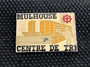 b PINS PIN ENAMEL POST LA POSTE PTT ALSACE 68 HAUT RHIN MULHOUSE EPOXY - Bild 1 von 1