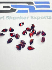 Garnet Faceted Pear Cut Loose Gemstone 6x4 mm to 13x11 mm Natural Calibrated DG