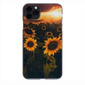 Ästhetische Sonnenblumenfeld Handyhülle für iPhone 7 8 X XS XR SE 11 12 13 14 Pro M - Bild 1 von 56