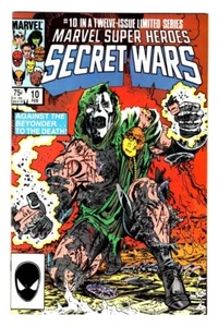MARVEL SUPER HEROES SECRET WARS 10 (VF+ 8.5) DIRECT VARIANT / MIKE ZECK ART * - Picture 1 of 2