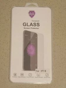 NEW Apple iPhone 7/8 Premium Tempered Glass screenprotector - Afbeelding 1 van 1