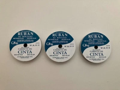 Crafting Ribbon - Spool O' white ribbon from Offray, Set of 50 spools of ribbon - Image 1 of 4