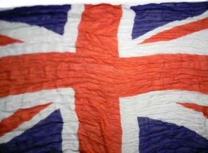 PASHMINA UOMO BANDIERA INGLESE SCIARPA INGHILTERRA Bianca ROSSa blu MADE ITALY - Foto 1 di 1