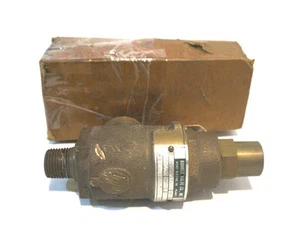 NEW KUNKLE MODEL 20 SAFETY RELIEF VALVE 1/2" - Picture 1 of 1