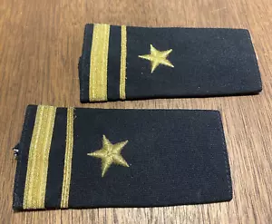 Uniforme de oficial de la Marina de los Estados Unidos tablas de hombro blando charreteras EE. UU. - Imagen 1 de 6
