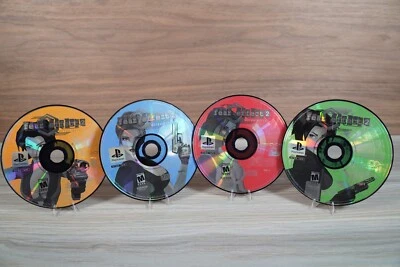 Fear Effect 2 Retro Helix Playstation PS1 Video Game Discs Only 1-4 MINT DISCS - Image 1 of 2