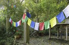 Fairtrade Tibetan Buddhist Cotton Prayer Flags - 5.5 metres long - 25 flags