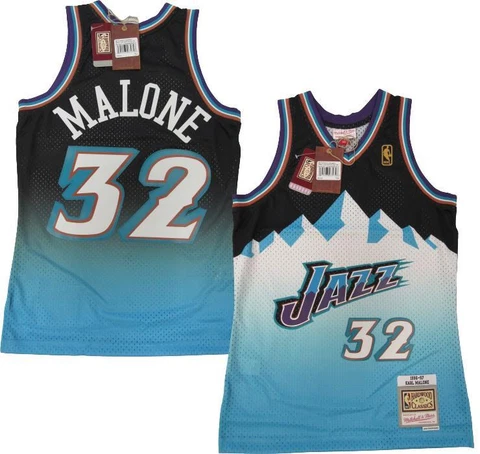 NEW 1996-97 Karl Malone #32 Utah Jazz Mens Mitchell & Ness Swingman Jersey $130 Cover