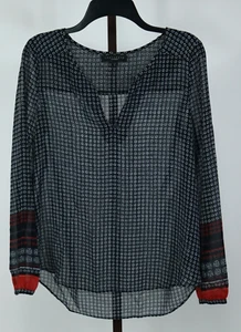 Womens Ladies Sanctuary Navy Long Sleeve Pullover Tunic Top Blouse Size S NWOT - Picture 1 of 3