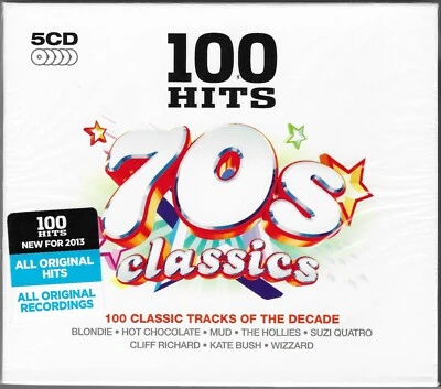 Various Artists - 100 Hits 70s Classics - 5CD - 2012 - Pappschuber - Neu - OVP - - Bild 1 von 2