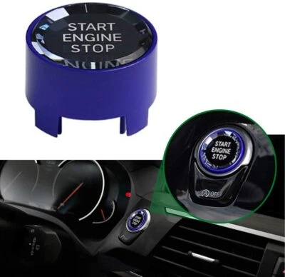 Cubierta de botón de encendido cristal azul para BMW F/G chasis F10 G30 Foto 1 de 4