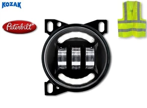 Lámpara antiniebla LED completa negra con arcos LED derecha 2013-2021 Peterbilt 579, 578 - Imagen 1 de 9