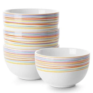 5.8" Deep Soup Bowls & Cereal Bowls 30 Ounces Large Bowls Set Of 4 For Kitchen C - Picture 1 of 6