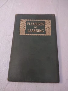 Pleasures of Learning by John Ruskin Hardcover grün Leder 28 Seiten ohne Datum - Bild 1 von 7