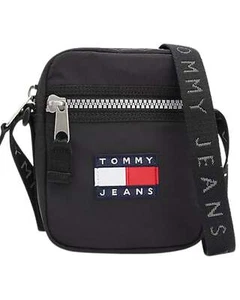 Purse Tommy Jeans Man Nylon Black - Picture 1 of 5