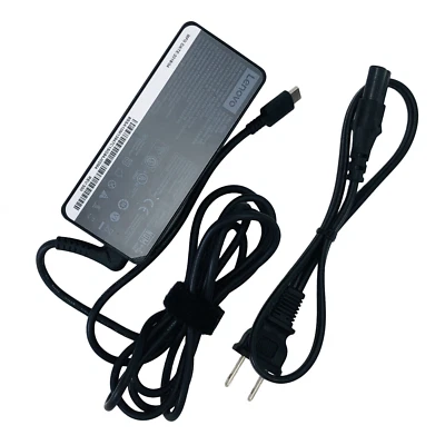 Original Lenovo 65W USB-C AC Adapter Charger ThinkPad T14 T14s P14s T15 Laptop - Image 1 of 4