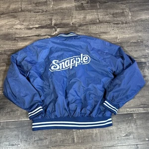 Vintage Snapple MVP Windbreaker Adult (men’s) Medium Blue - Picture 1 of 8