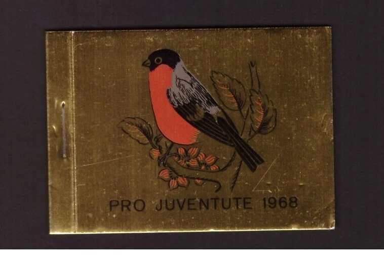 Switzerland 1968 Pro Juventute Birds Booklet mint stamps - Image 1 of 1