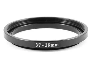 37-39 mm Metall Step Up Ring Objektiv Adapter von 37 auf 39 Filter Gewinde UK LAGER - Bild 1 von 5